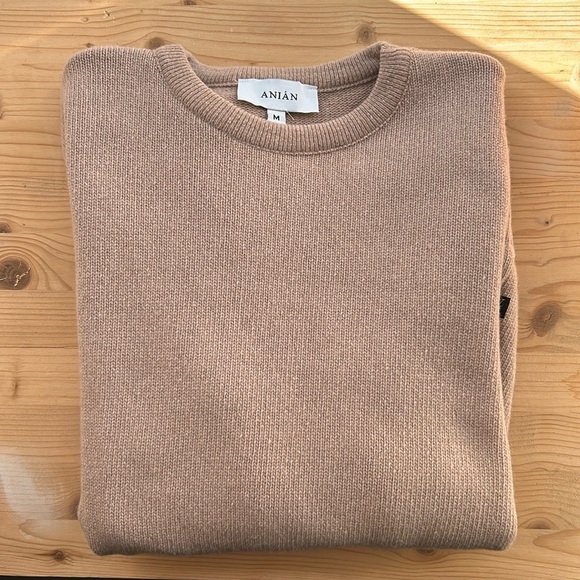 Anián Cashmino Crewneck in Quartz - Picture 2 of 11